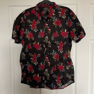 Floral button up shirt